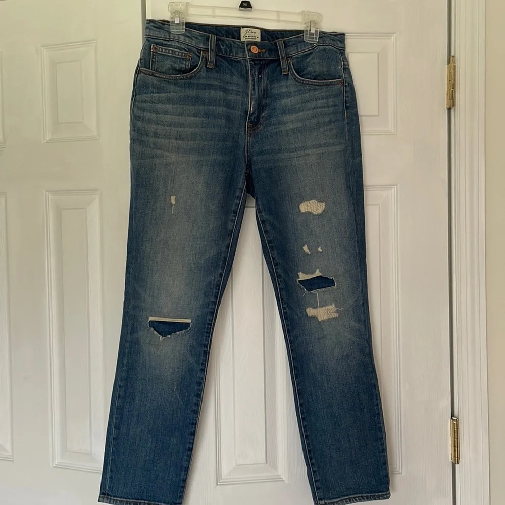 J Crew size 28 Slim broken Boyfriend Jeans - Picture 1 of 6